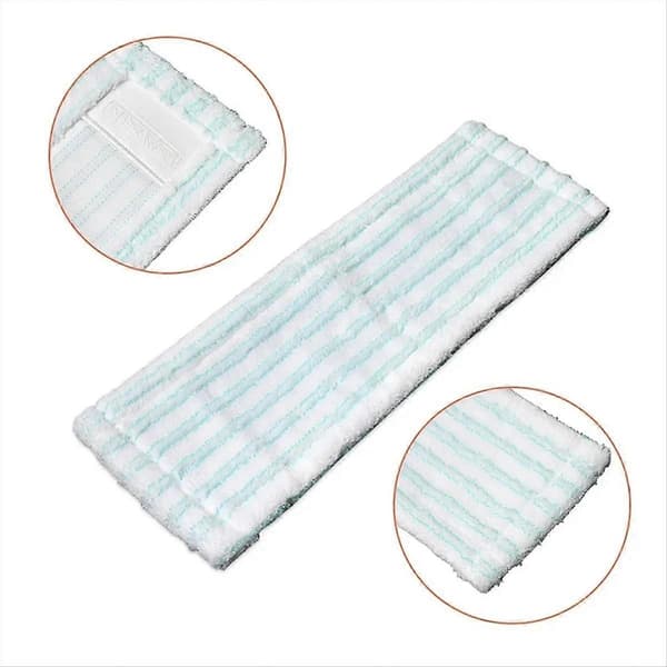 2 stk. Mikrofiber Moppehoder Erstatning for System Mopp Gulvvasker Dampmopp