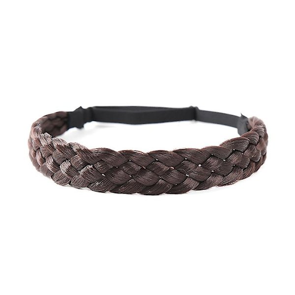 5 Strands Syntetiskt Hår Flätad Hårband Flätade Flätor Elastisk Stretch Hårdel För Kvinnor Flicka