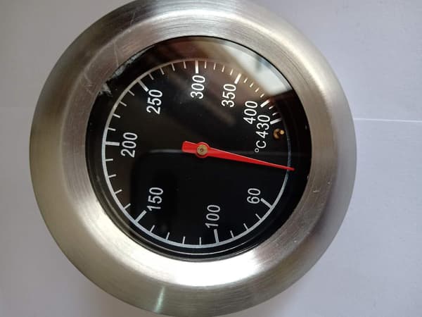Grilltermometer i rostfritt stål för grill, ugn och BBQ