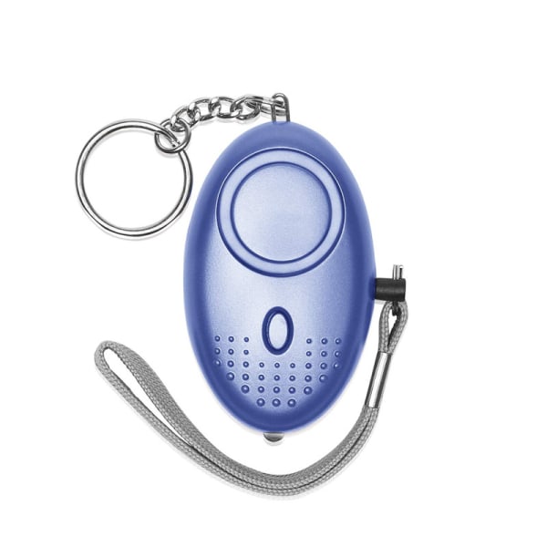 Personlig alarm nøkkelring for kvinner, 140dB lommealarm, blå