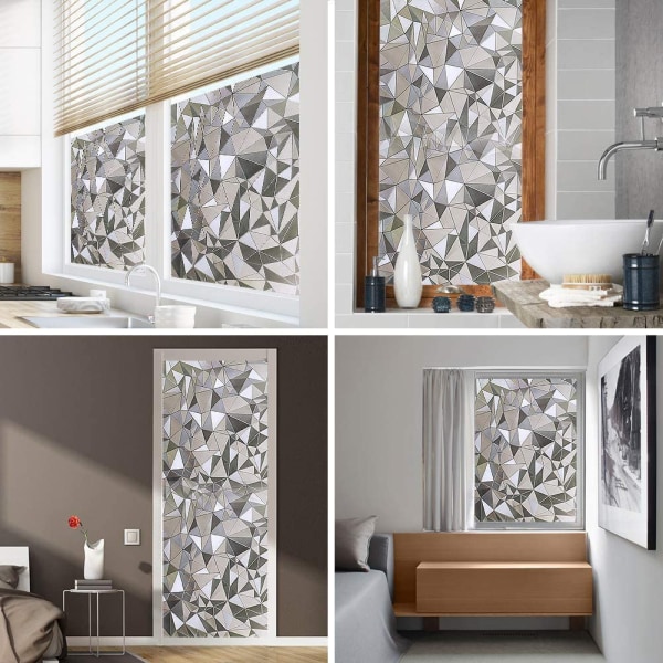 3D Window Film Privacy Glass Film Frosted Window Sticker