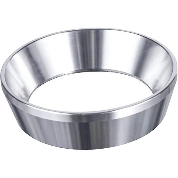 Espresso-annostelu suppilo, ruostumattomasta teräksestä valmistettu magneettinen kahvin annostelu rengas 51mm
