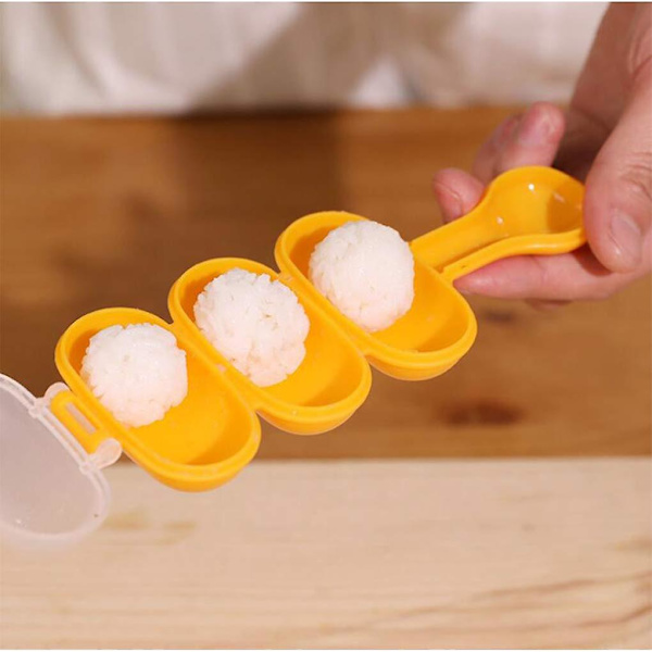 Rullemåtte til risbolde i plast, non-stick risrulleshaker, rullemåtte til risbolde, ris 3-gitter DIY rullemaskine, køkkenredskab til madlavning
