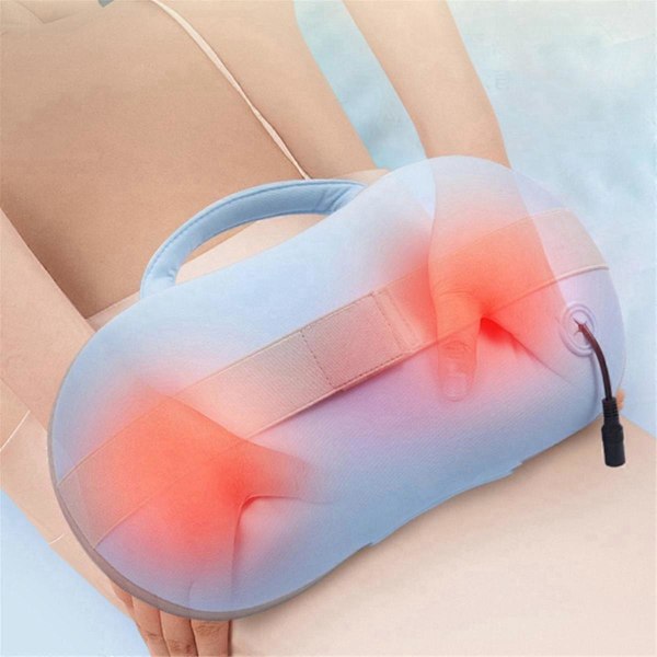 Multifunktionel Genopladelig Cervikal Massagepude Dyb Æltning Akupressur Rygmassagepude Nakkemassagepude