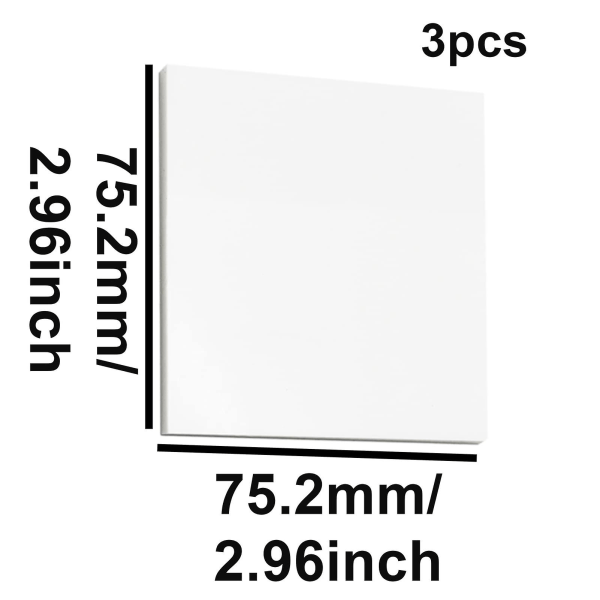 150 kpl läpinäkyvät tarralaput, läpinäkyvät itseliimautuvat muistilaput irrotettavat (75*75mm), tarralappuset, 150 arkkia läpinäkyvä tarra