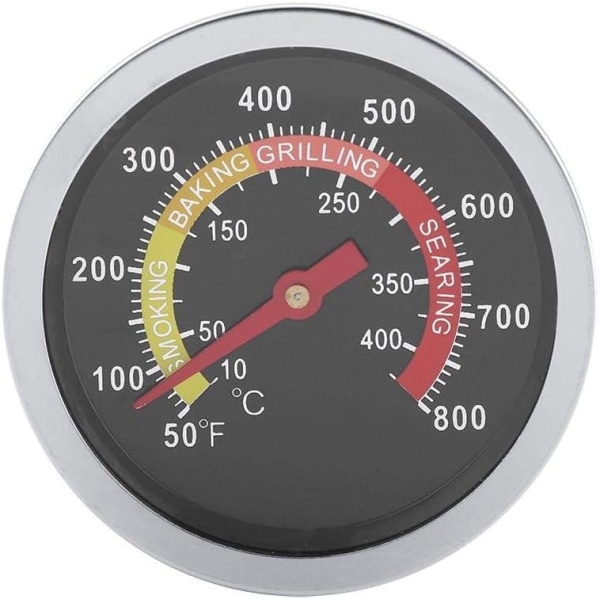 BBQ Termometer - 50~800℉ Rustfrit Stål Temperaturmåler til BBQ Køkken