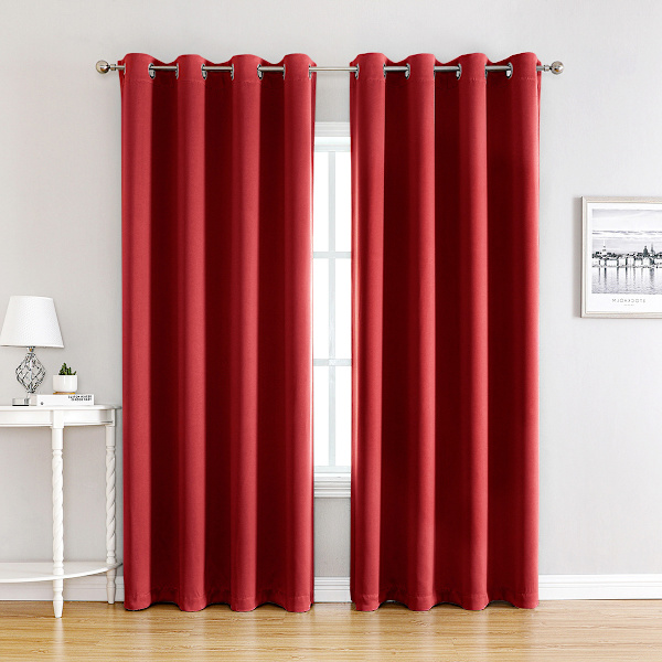 Blackout gardiner isolerende gardiner sort 140x175 cm moderne