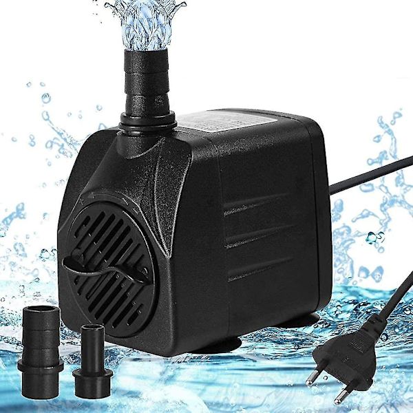 Sukeltava vesipumppu, 800l / H 16w Ultra-hiljainen säädettävä akvaariopumppu