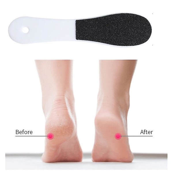 5 stk Professional Foot Rasp Hard Dead Skin Remover Dobbeltsidet pedicure
