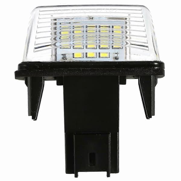 12V 6500K 18LED Nummerpladelys Klar Hvid Lampe Nummerpladelys til 206/307/ til C3/C4/C5