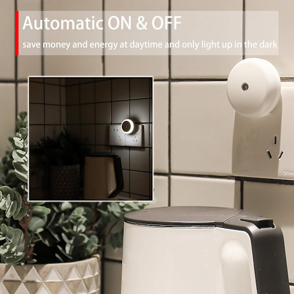 2 smarta sensor nattlampor