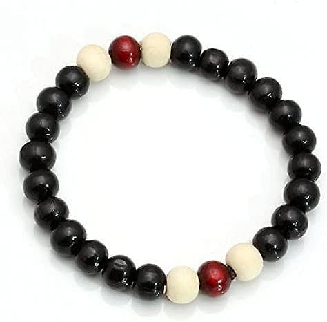 5 Pakke 8mm Træperle Armbånd Til Mænd - Elastisk Buddha Armbånd -