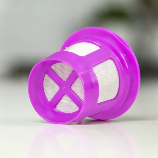 6-delt genanvendelig K-cup pod kaffefilter - Genopfyldelig kaffekapsel med indbygget filter til Keurig&Select Single-Cup kaffemaskine