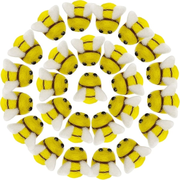 20st Ullfilt Bee Craft Balls Bee Craft Supplies