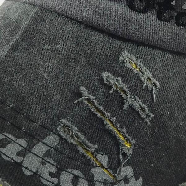 Graffiti-teksti baseball-lippis pesty hattu denim aurinkolippis