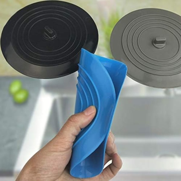 Badproppar Silikon Diskhopropp Köksdiskhopropp 15 CM Diameter för kök, badrum och tvättstuga Universal Avloppspropp Stopp (1 st,