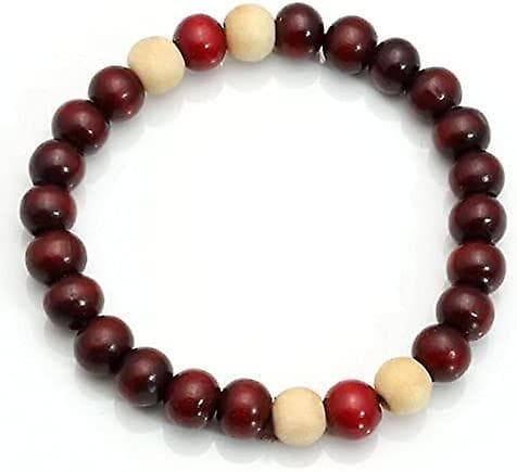 5-pakke 8mm treperle armbånd for menn - elastisk Buddha-armbånd -