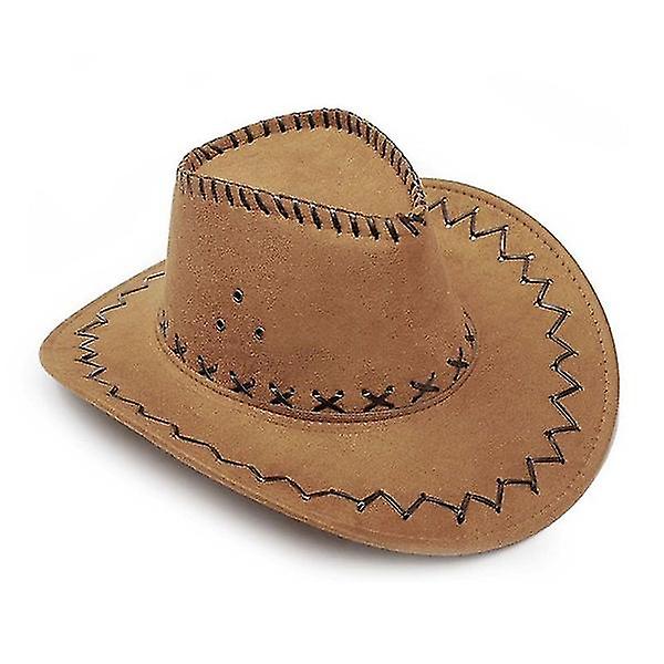 Tyylikäs unisex-cowboyhattu, eurooppalaiset lippikset, beige