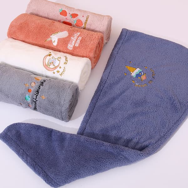 1 st superabsorberande förtjockad handduk för torrt hår