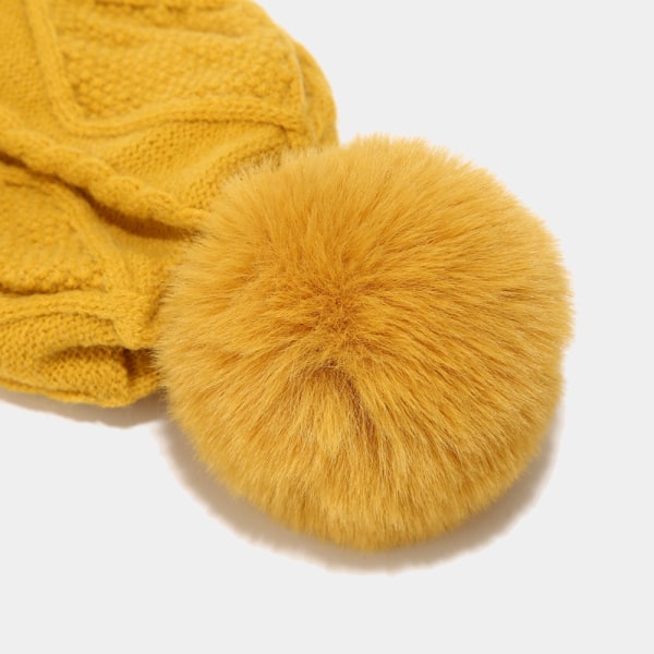 Hattar & Mössor Stickade Pom Poms Herr Faux Päls Dam Beanies Herr Vinter Stickade Damhattar Varma Baseballkepsar Brutal Flickor