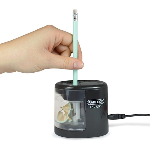 Elektrisk USB-pennväsare, svart