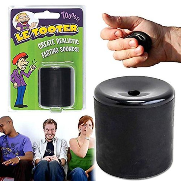 Pooter Fart Machine Leksak Gummi Skapa Fjärtande Naturligt Ljud Bästa Nyhet Gag Gåvor Skämt Leksak Håll Att Öva Black
