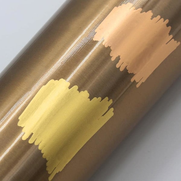 3 st Spegelmarkörer Flytande Spegelkrommarkör DIY Konst Reflekterande Glansig Spegelmarkör För Alla Ytor Copper