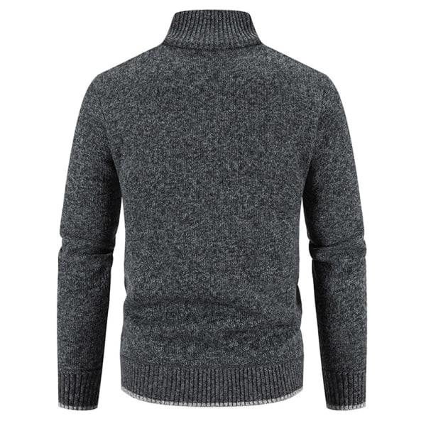 Stickade Casual Cardigans för Män Dark Grey XL