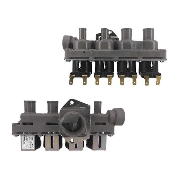 Vaskemaskine med tromle Firevejs Solenoid Vandindløbsventil Fcf-22-B10/12 Vaskemaskine Tilbehør