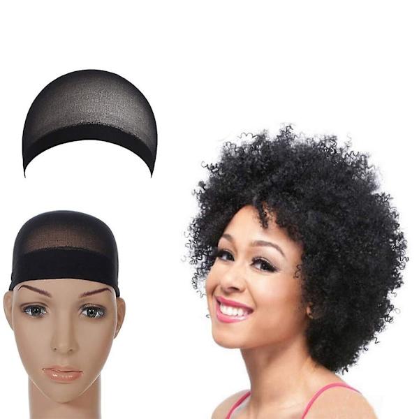 6 stk. Myke, komfortable, elastiske nylon parykkhetter Unisex parykkstrømpehette hårkopp for kvinner og menn