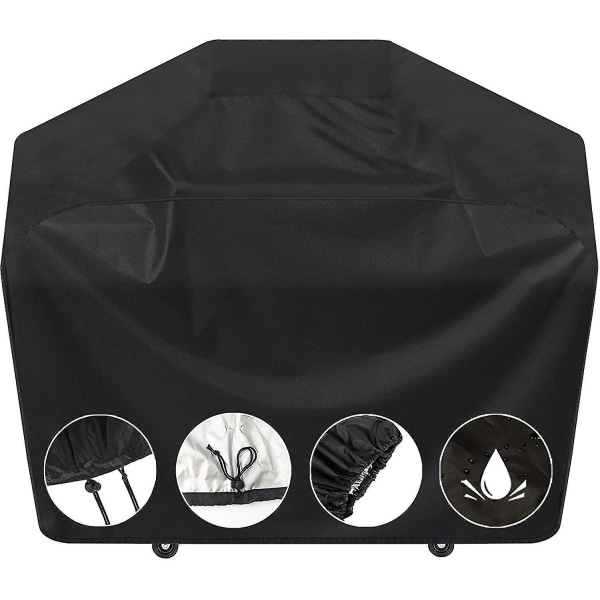 145x61x117cm Bbq Grill Cover Støv- og regntæt Cover Gas Grill Beskytter