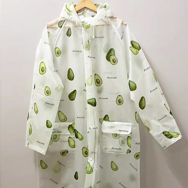 Cykel- og vandreregnjakke til voksne Avocado XL