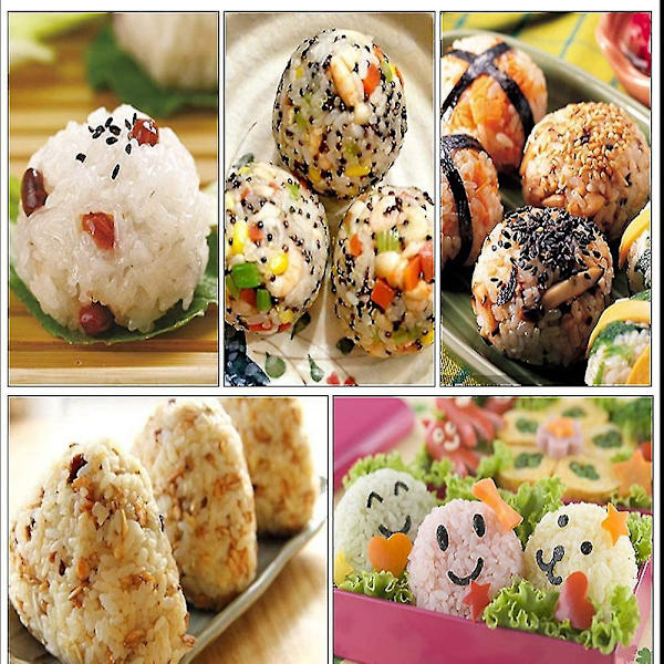 Sushi Maker Set, 3 st Acsergery Present Sushi Balls Maker Form, Forma Sushi Press