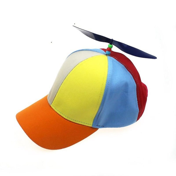 Creative Removable Propeller Baseball Cap Spring And Summer Children&#39;s Sunshade Willmill Bamboo Dragonfly