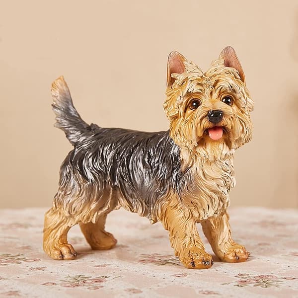 Yorkshire Terrier-statue - Hjemme- eller hagedekorasjon