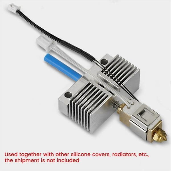 2 stk. metal hotend til Neptune 4 MAX/4 PLUS 3D-printer, 3D-printertilbehør til messing hotend-sæt