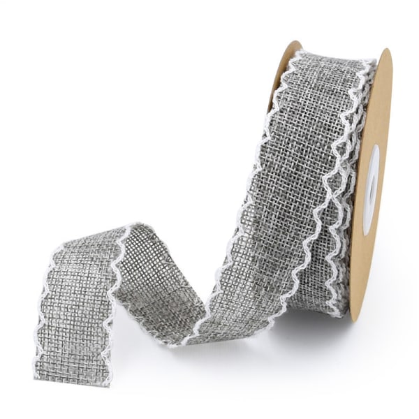 1 rulle 10m linned webbing burlap webbing stof webbing DI