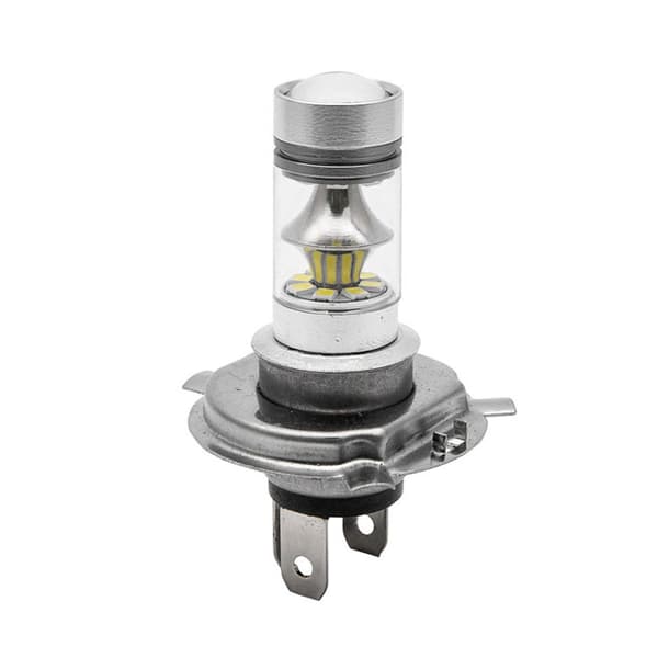 2 stk H4 100W LED-lyspære for bil, frontlykt, tåkelys, 3030 høy effekt