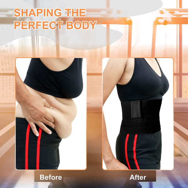 Snatch Me Up Bandage Wrap, Waist Trainer Tape Usynlig Midje Trimmer Wrap Lumbar For Midje Relief Body Shaper Binding 6M