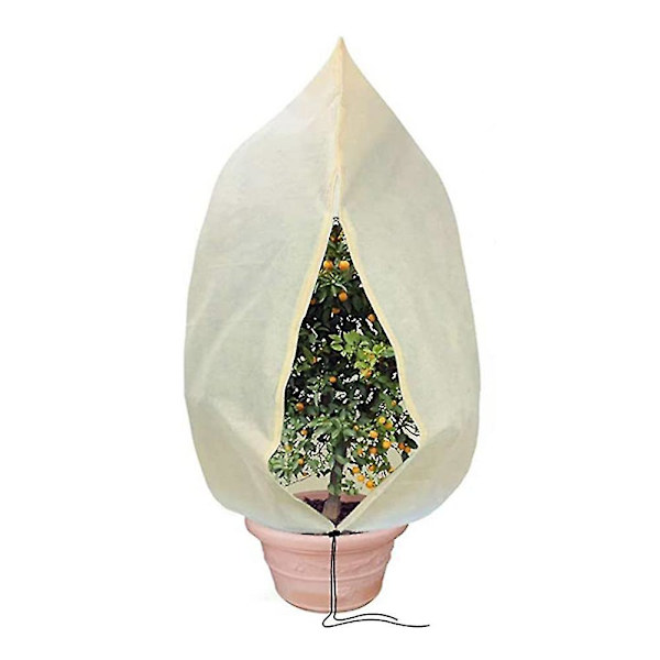 Plantebeskyttelse Vinter Plantebeskyttere Udendørs Have Frostbeskyttelse Frostskjold Til Planter Træpakning Vindbeskyttelse Frostdug Med Snøre 240x200cm