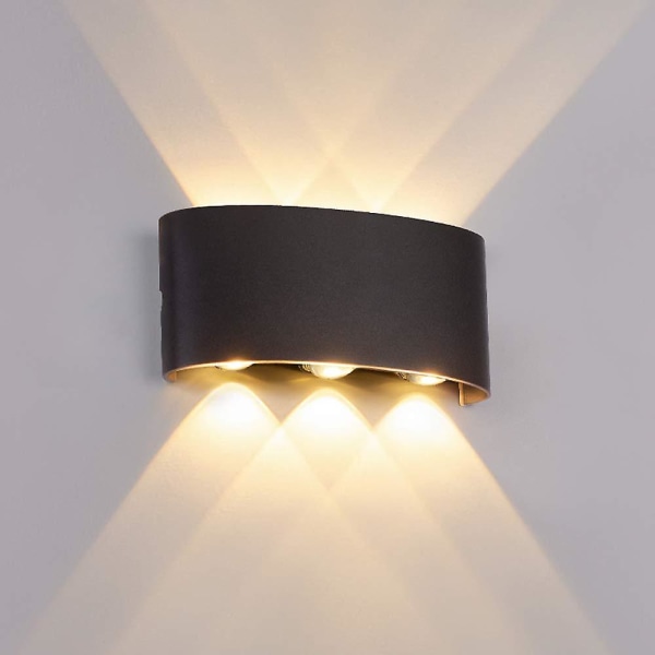 6w led vägglampa inomhus aluminium Upp &amp; Down Spotlight Vägglampa För  Vardagsrum Hall Warm White a1f3 | Warm White | Fyndiq