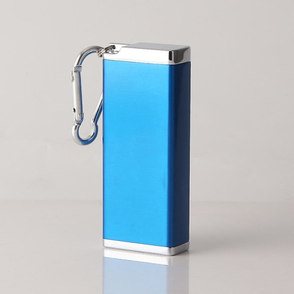 Bärbar askfat Deodorant Mini Pocket Askfat, svart, 93*31*19 mm Blue