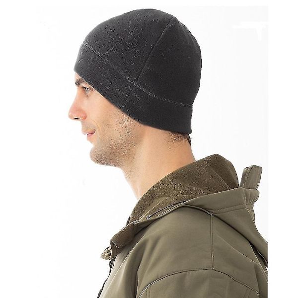 Ulkoilun polaarinen fleece-kylmä lämmin vuorikiipeilyhiihtohattu ratsastusfleecehattu Navy