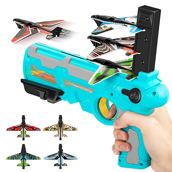 Skumflyvemaskine legetøj launcher udendørs sjovt legetøj børn gave
