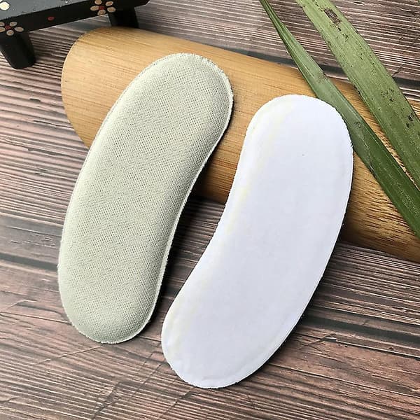 4 Par Tyg Självhäftande Skobaksida Häl Innersulor Skydd Foder Pads Svamp Kudde Häl Grepp Foder Beige