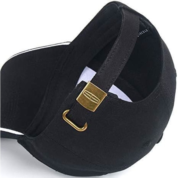 Broderad logotyp justerbar basebollkeps för män och kvinnor Motor Racing Car Travel Hat Hat Kompatibel med Lincoln, Svart