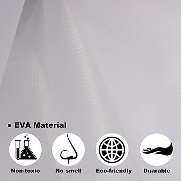 Återanvändbara regnponchos med huvor och ärmar Lätt regnkläder White