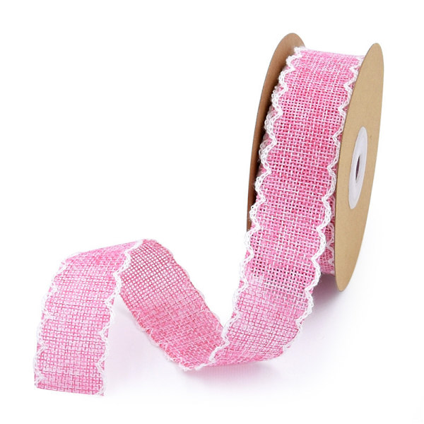 1 rulle 10m linned webbing burlap webbing stof webbing DI
