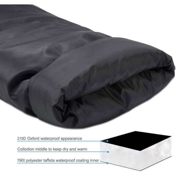 Utomhus kranöverdrag för vinterträdgårdskranstrumpor, återanvändbar frostskyddsslangbib, vattentät, isolerad, frysskydd, 20\"H x 7,8\"W