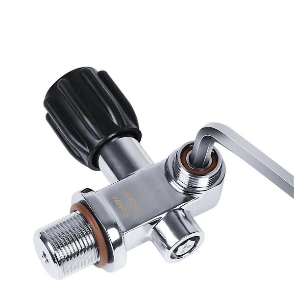 5000Psi 3/4-14NPS G3/4 Høytrykks Dykketankventil Sylinder Reduksjonsventil for YOKE/DIN